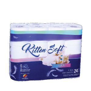Kitten soft 2ply toilette paper 350 sheets 24 pack