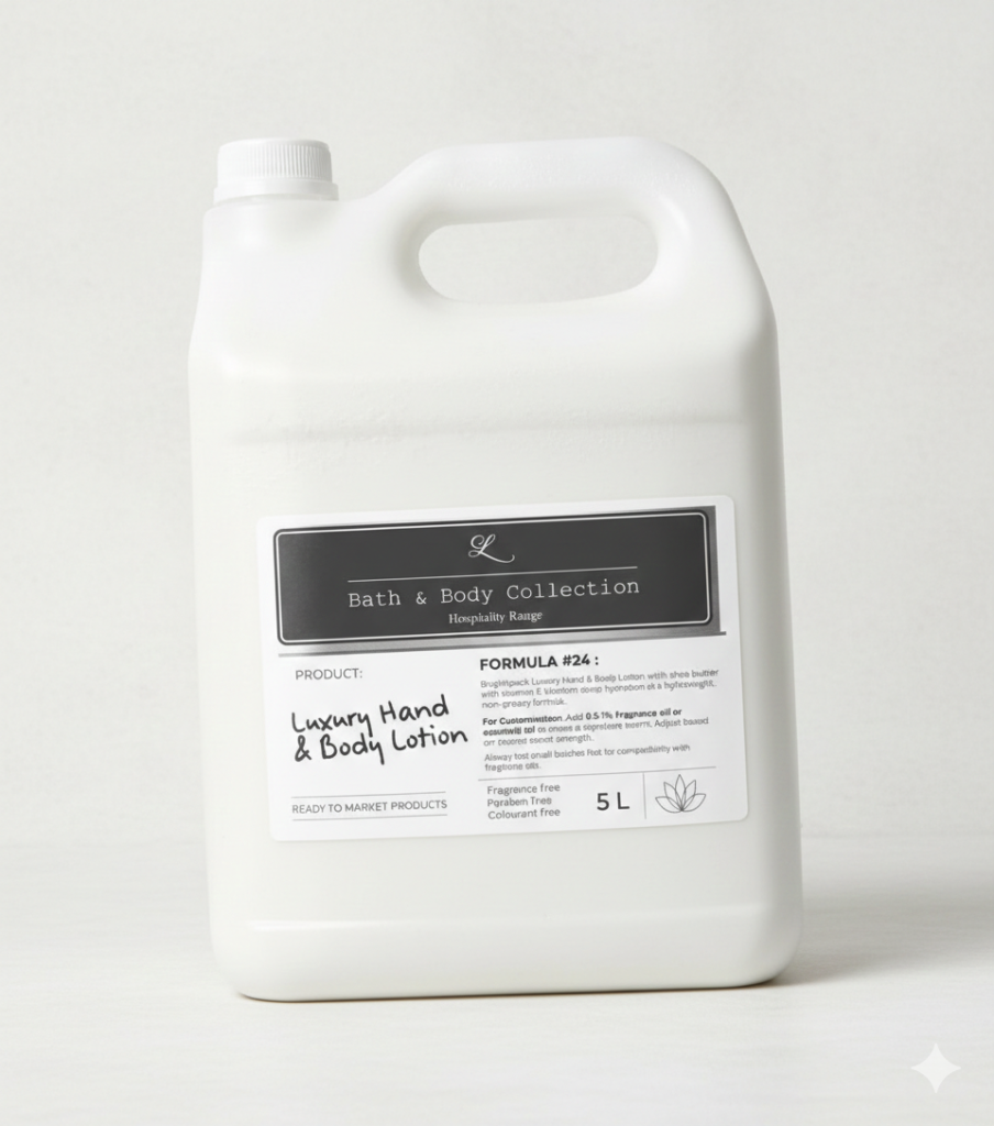 Hand & Body Lotion 5L (With Refined Shea Butter )