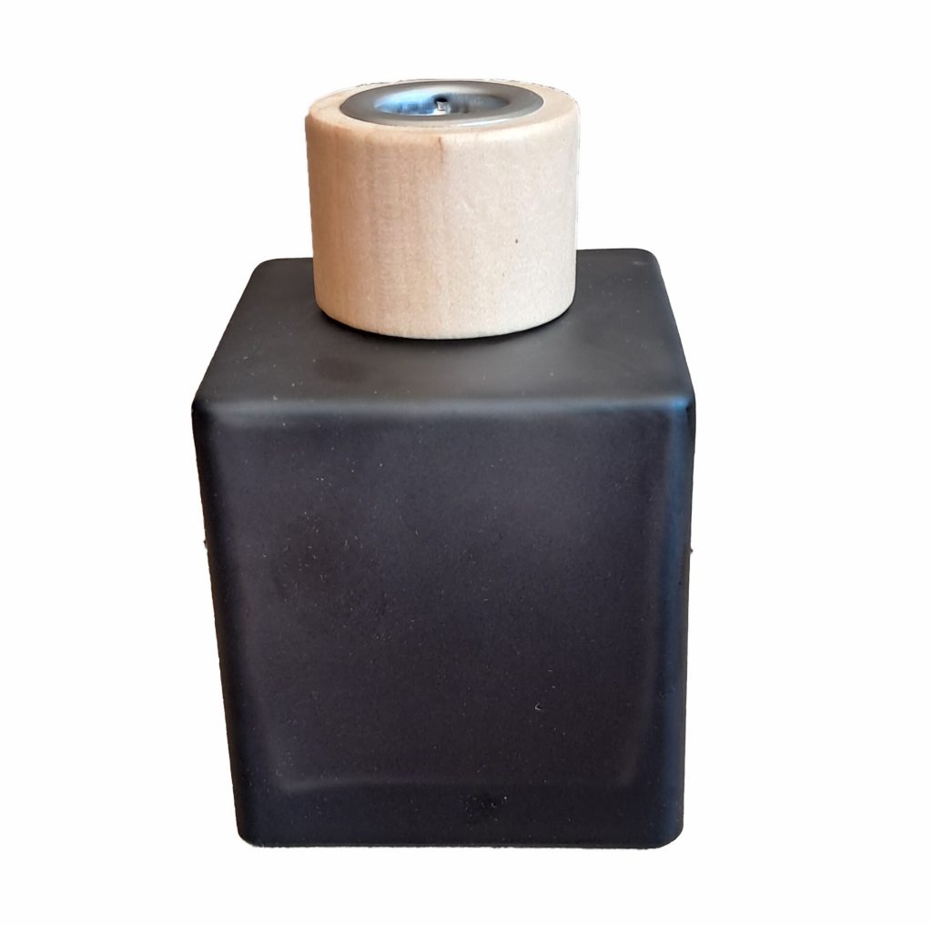 Matt Black Cube diffuser jar 200ml