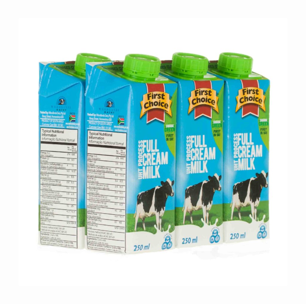250 ml First Choice Milk Carton