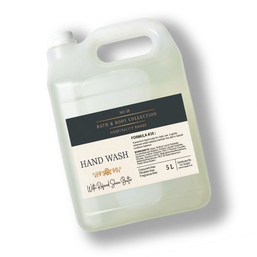 Handwash 5L With Refined Shea Butter, Fragrance Free ( Hospitality Range )