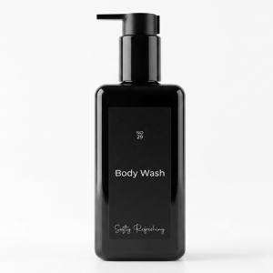 300ml Gloss Black Refill Bottle With Lux Pump
