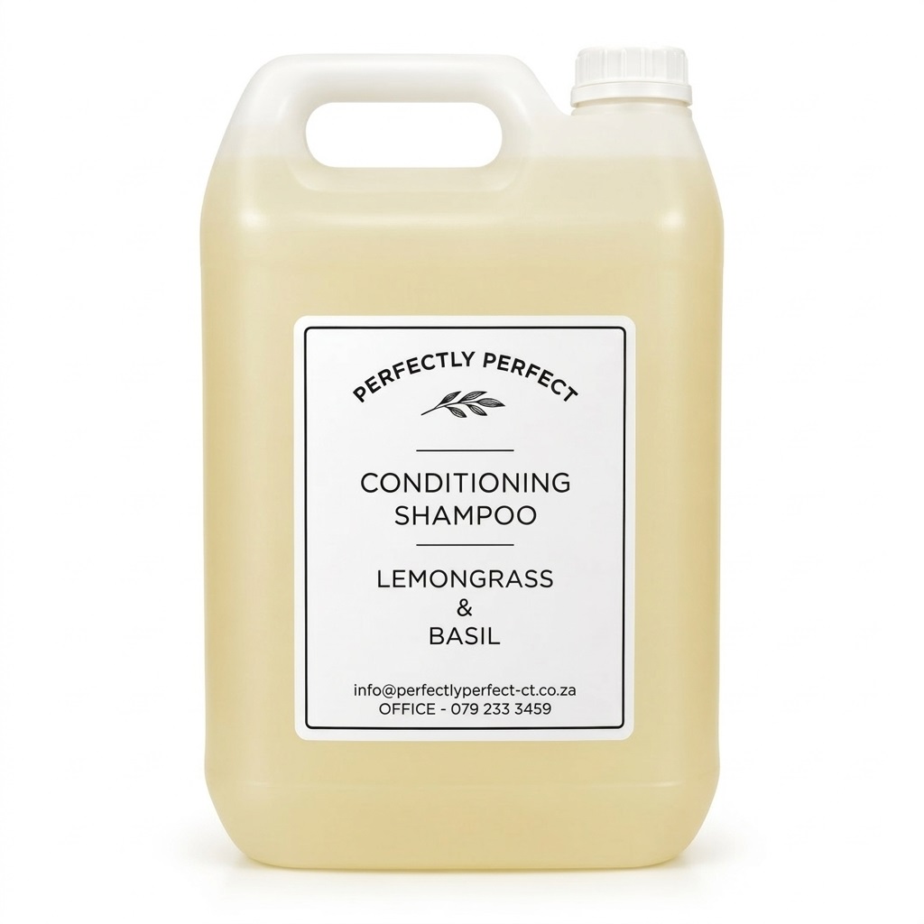 Conditioning Shampoo 5 L - Lemongrass & Basil ( Perfectly Perfect Range)