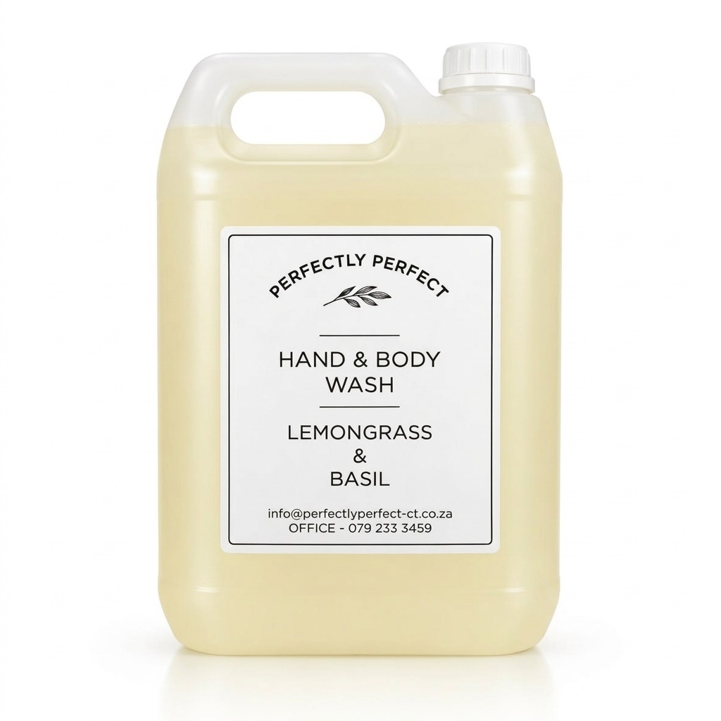 Hand & Body Wash 5 L - Lemongrass & Basil ( Perfectly Perfect Range)