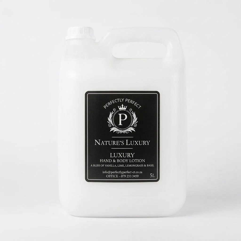 Hand & Body Lotion 5 L Lemongrass & Basil (Perfectly Perfect Range)